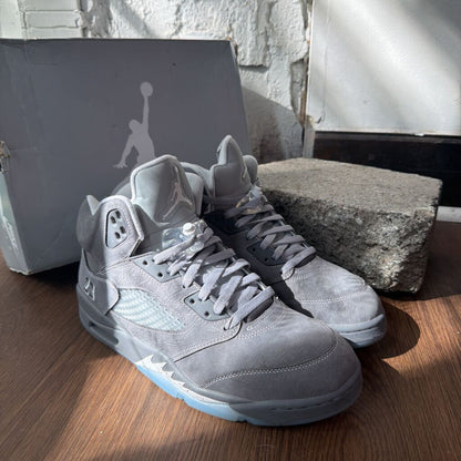 JORDAN 5 WOLF GREY SZ. 10.5 (BOX)