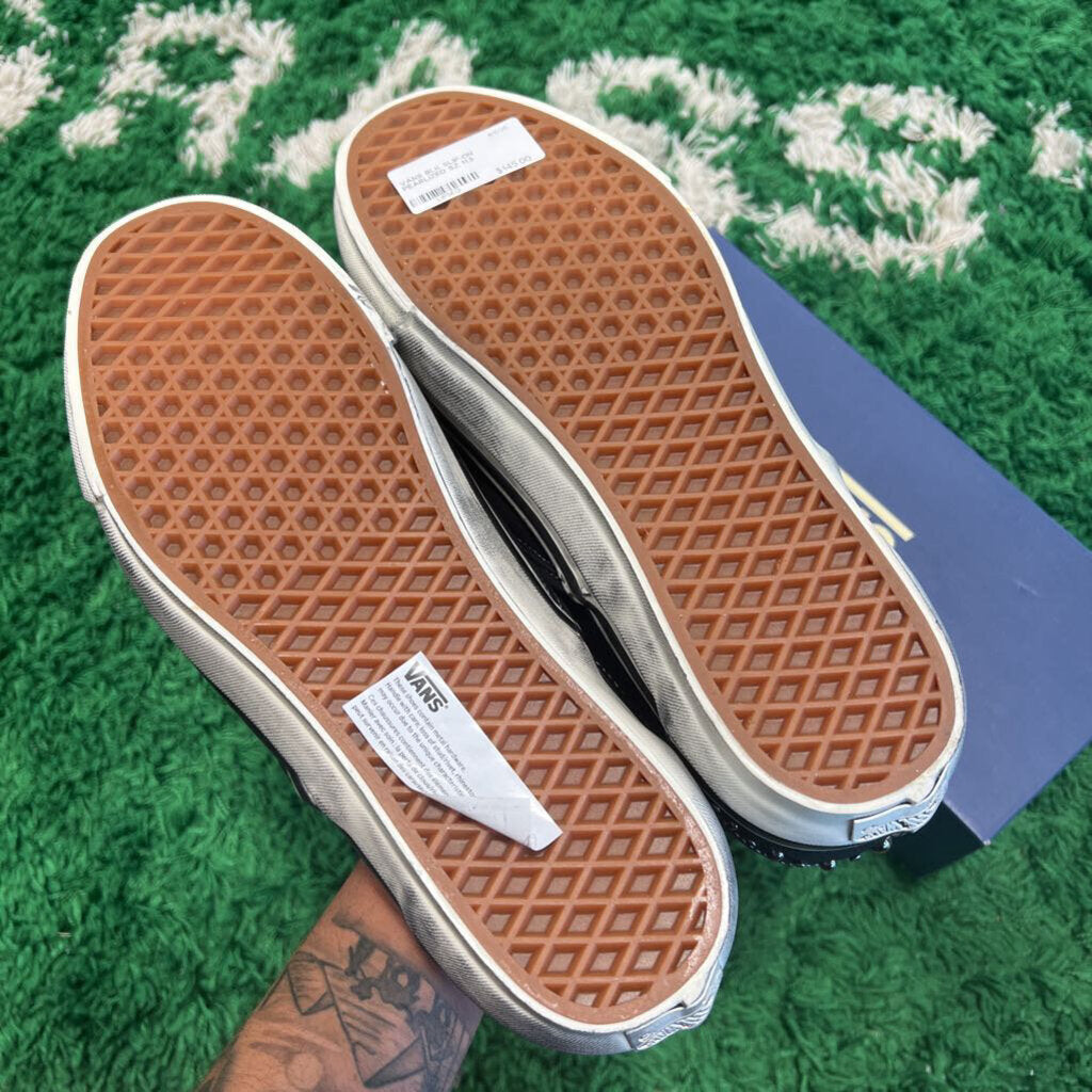 VANS BLK SLIP-ON PEARLIZED SZ 11.5