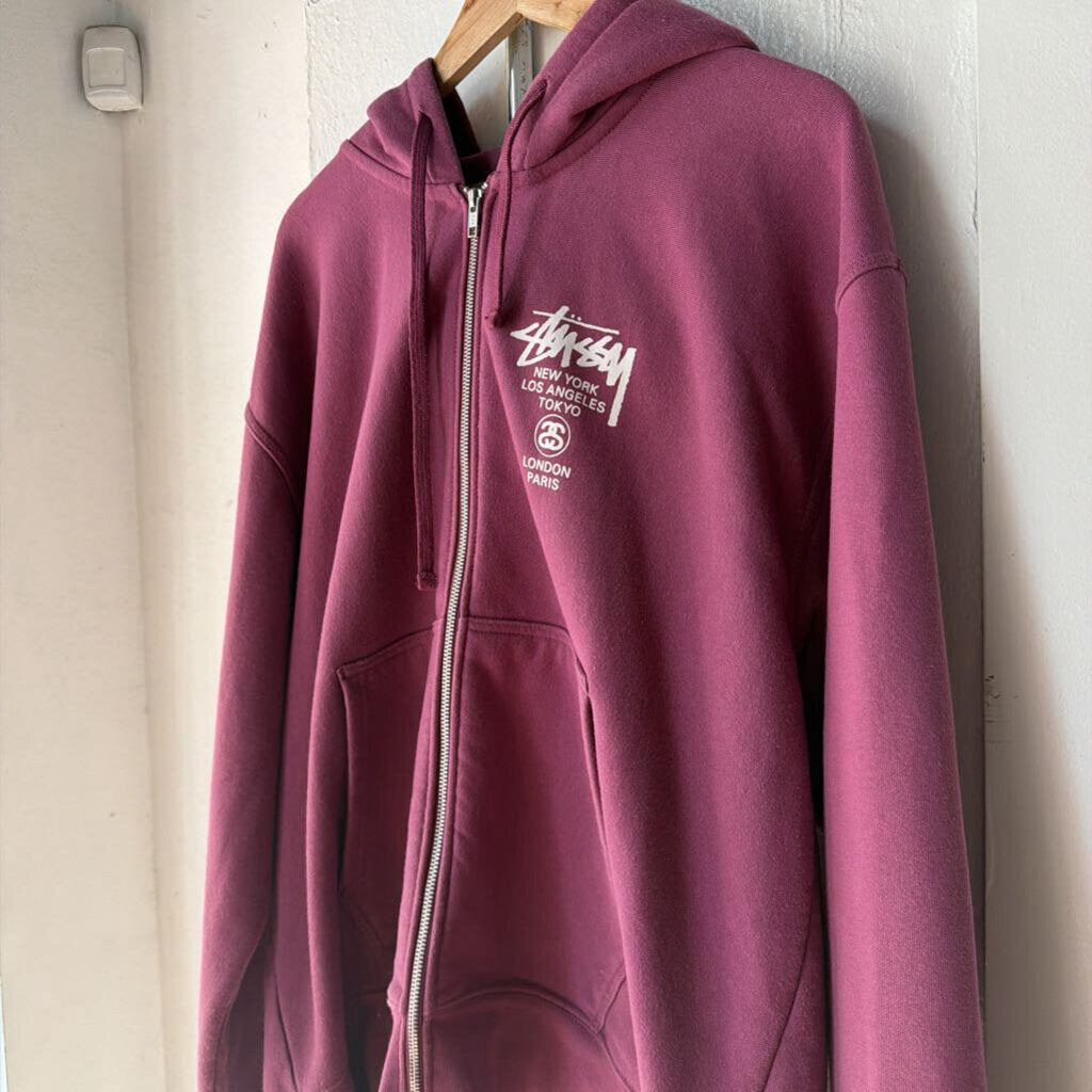STUSSY CITY HOODIE SZ L