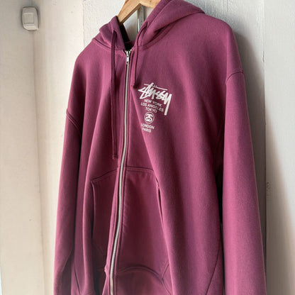 STUSSY CITY HOODIE SZ L