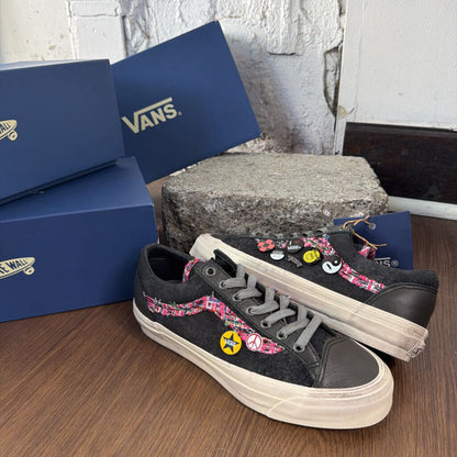 SOUVENIR VANS BLACK SZ 8