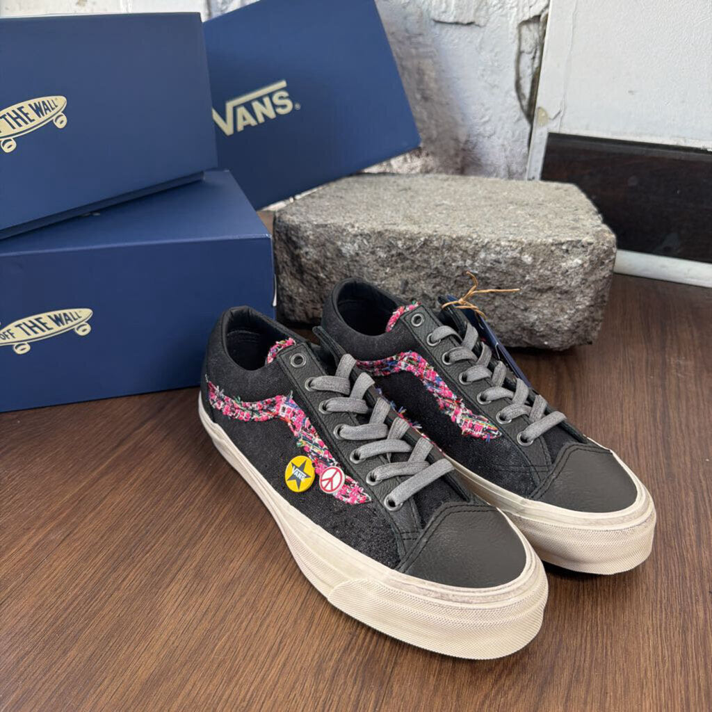 SOUVENIR VANS BLACK SZ 8