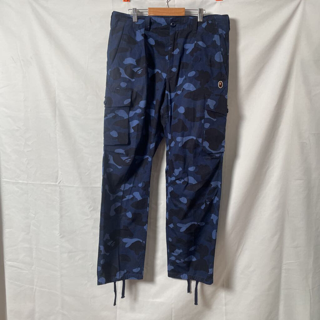 Blue Bape Camo Pants Sz. L