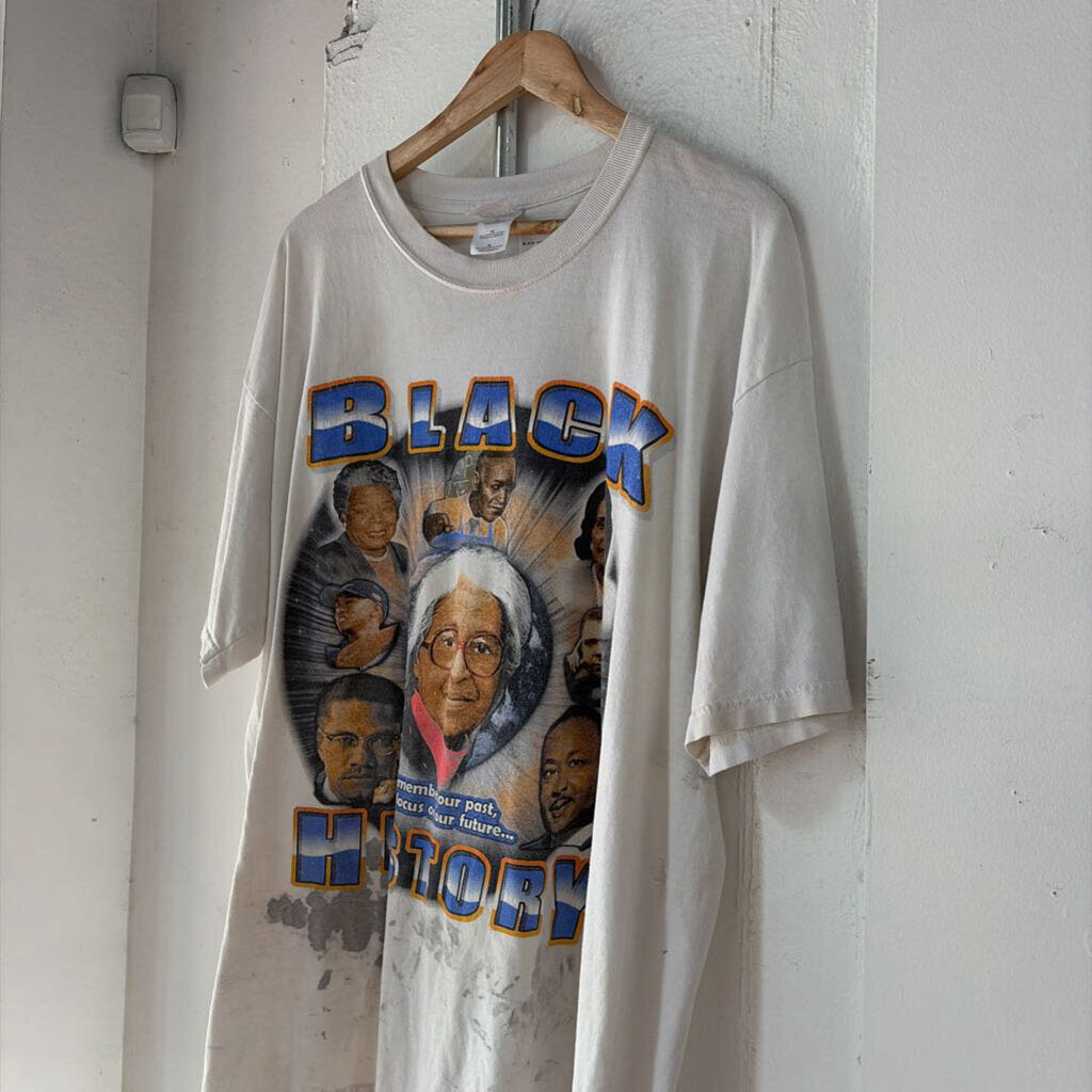 BLACK HISTORY TEE SZ. XL