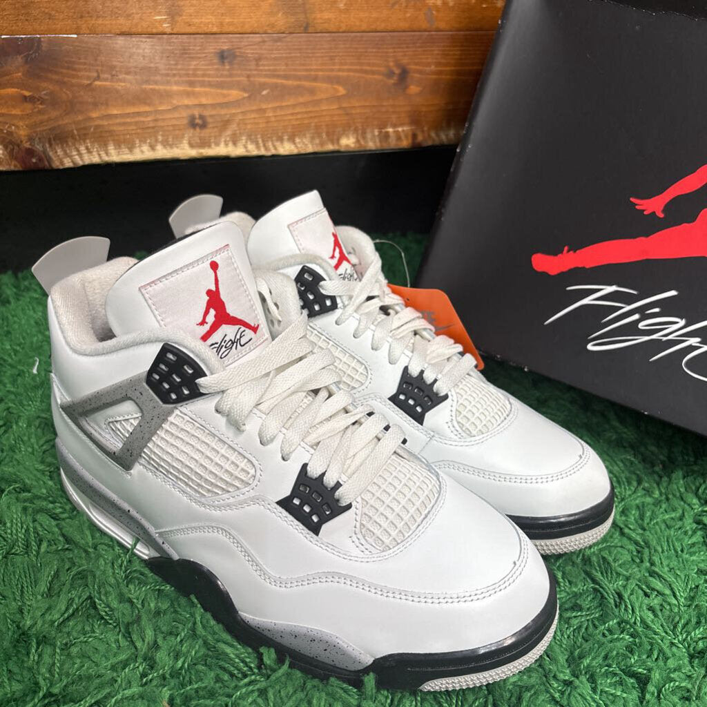 JORDAN 4 WHITE CEMENT SZ. 10 (BOX)