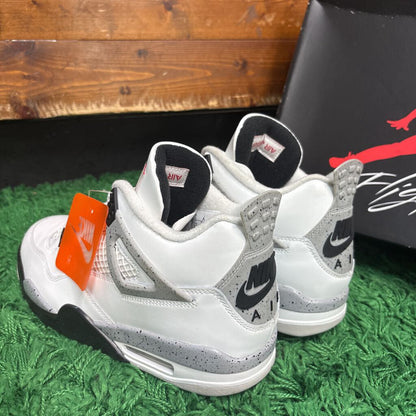 JORDAN 4 WHITE CEMENT SZ. 10 (BOX)