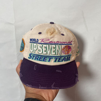 White n Purple Up7 Hat