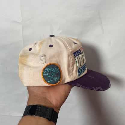White n Purple Up7 Hat
