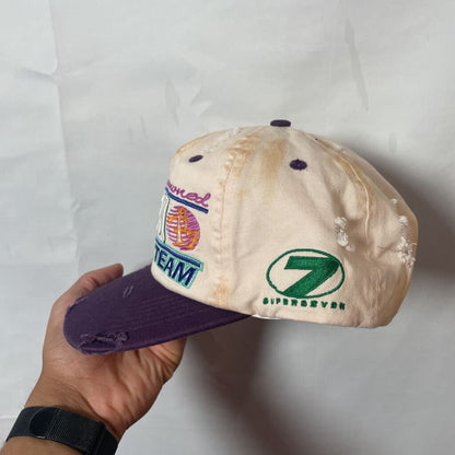 White n Purple Up7 Hat