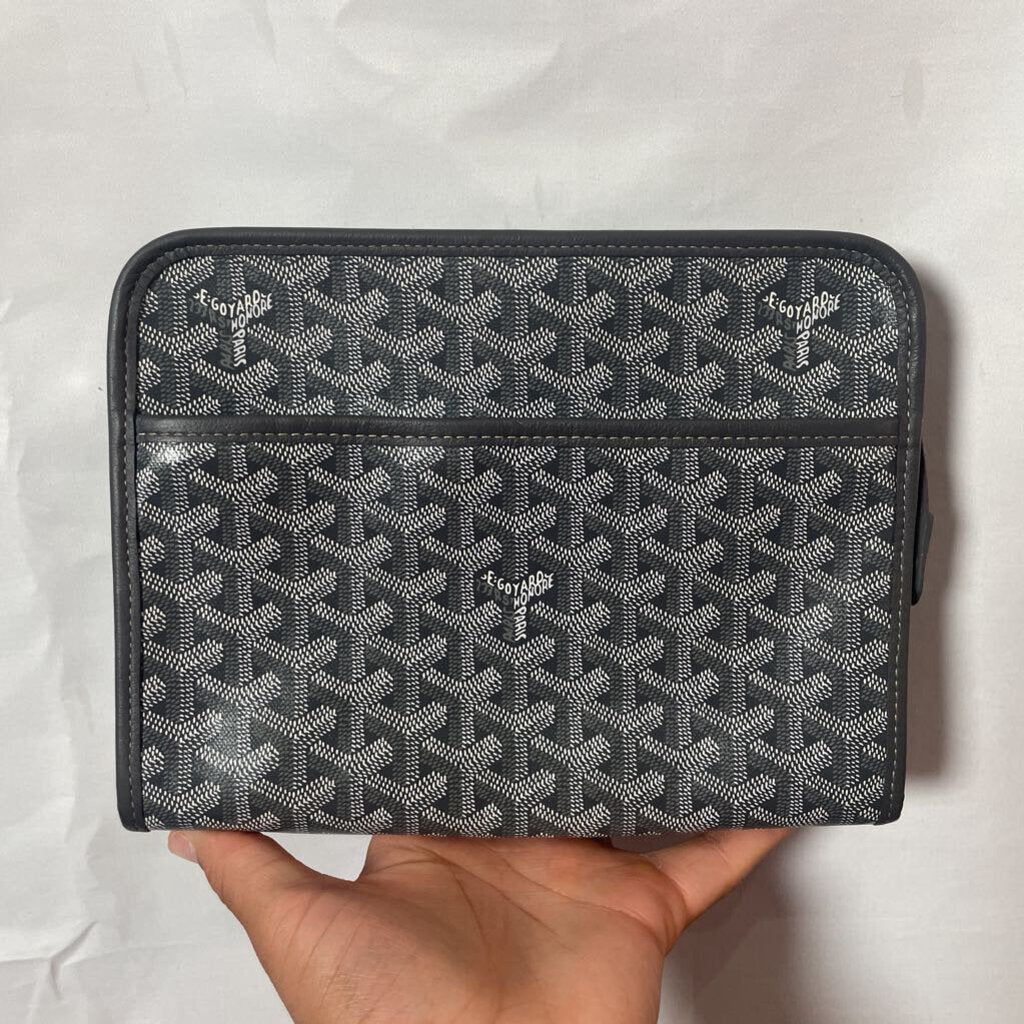 Grey Goyard Clutch