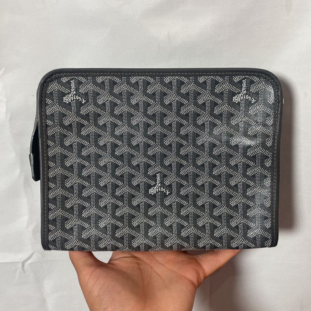 Grey Goyard Clutch