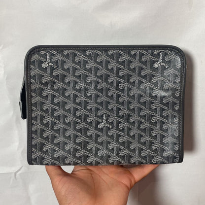 Grey Goyard Clutch