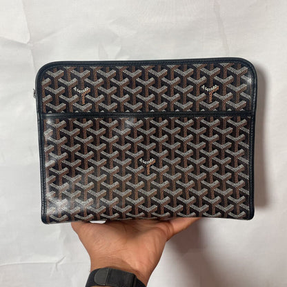 Black n Brown Goyard Big Clutch