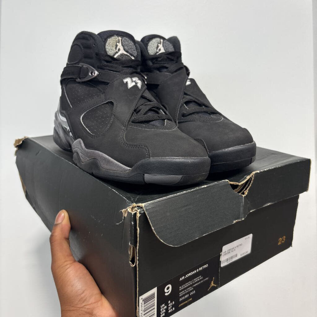 AIR JORDAN 8 RETRO CHROME SZ 9