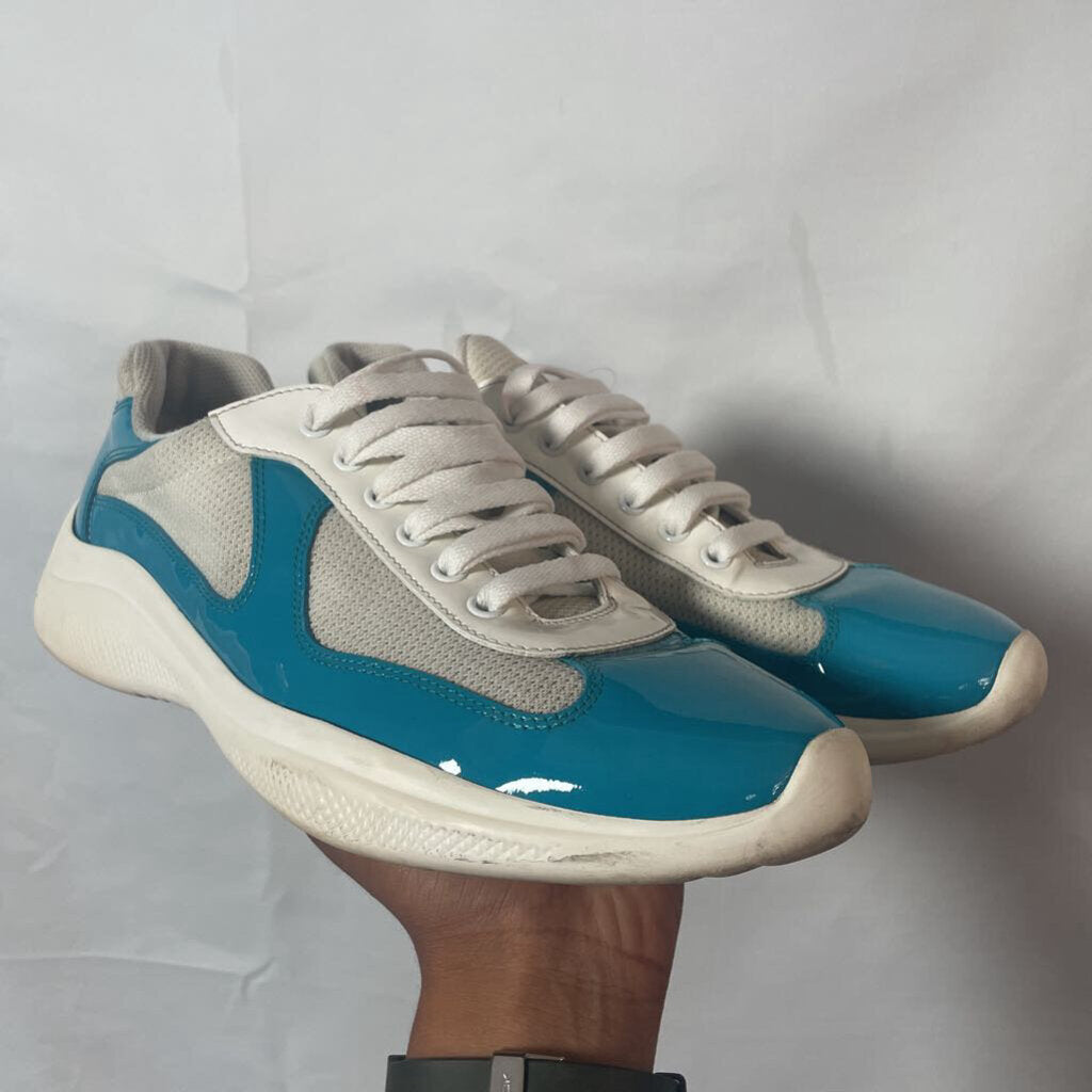Blue n White Prada Cups Sz. 7 1/2(PD)