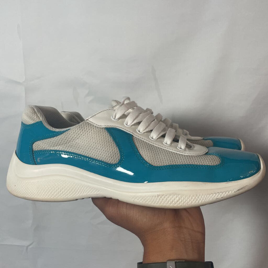 Blue n White Prada Cups Sz. 7 1/2(PD)