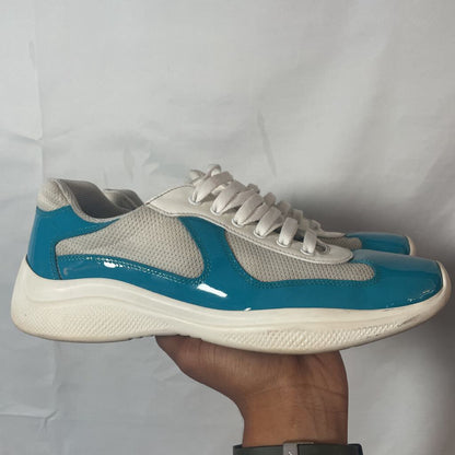 Blue n White Prada Cups Sz. 7 1/2(PD)