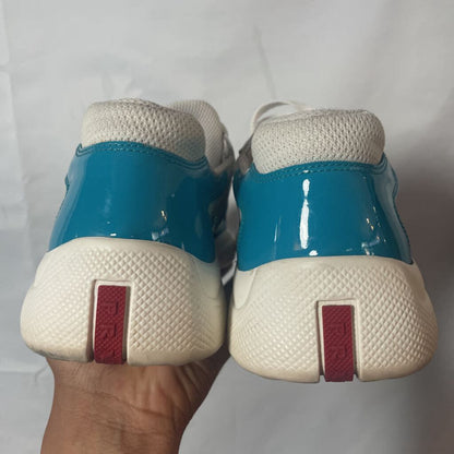 Blue n White Prada Cups Sz. 7 1/2(PD)