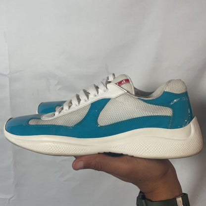 Blue n White Prada Cups Sz. 7 1/2(PD)