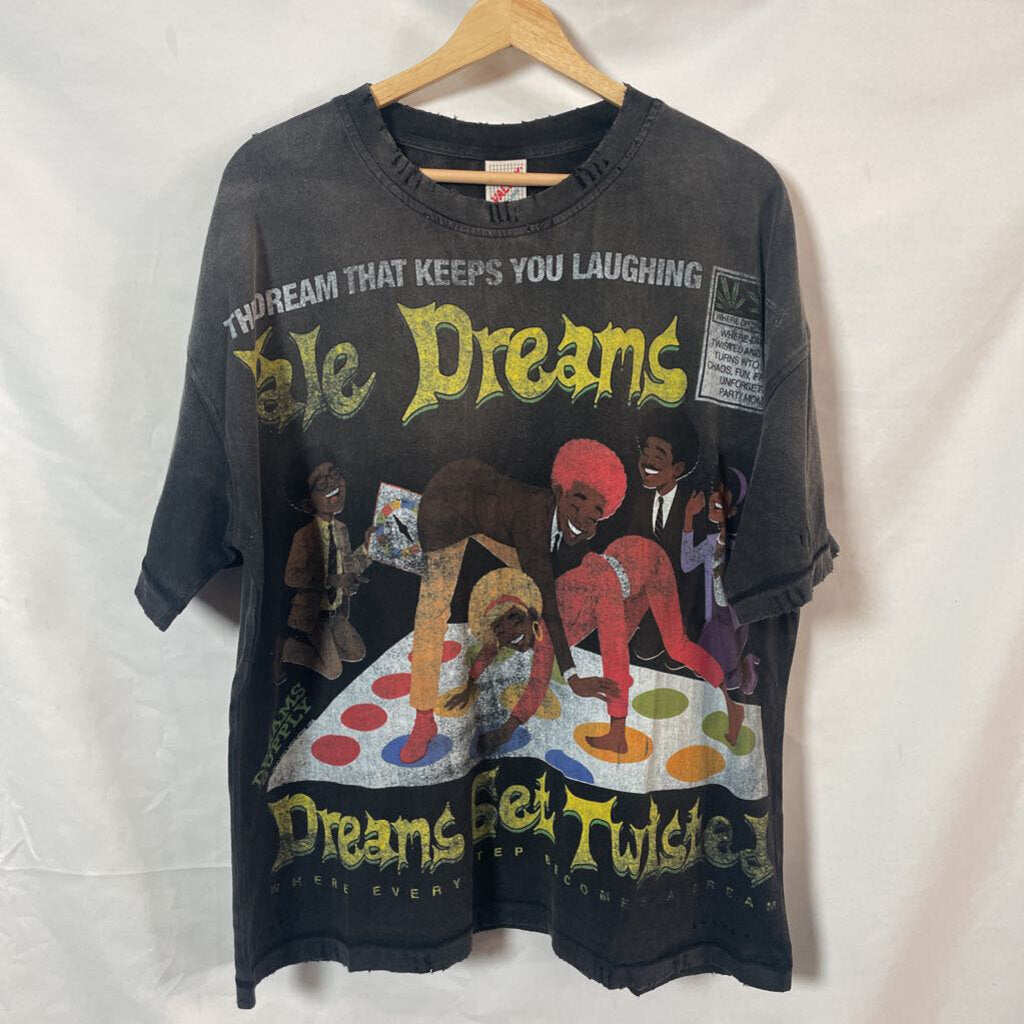 Vale Black Twister Tee Sz. L