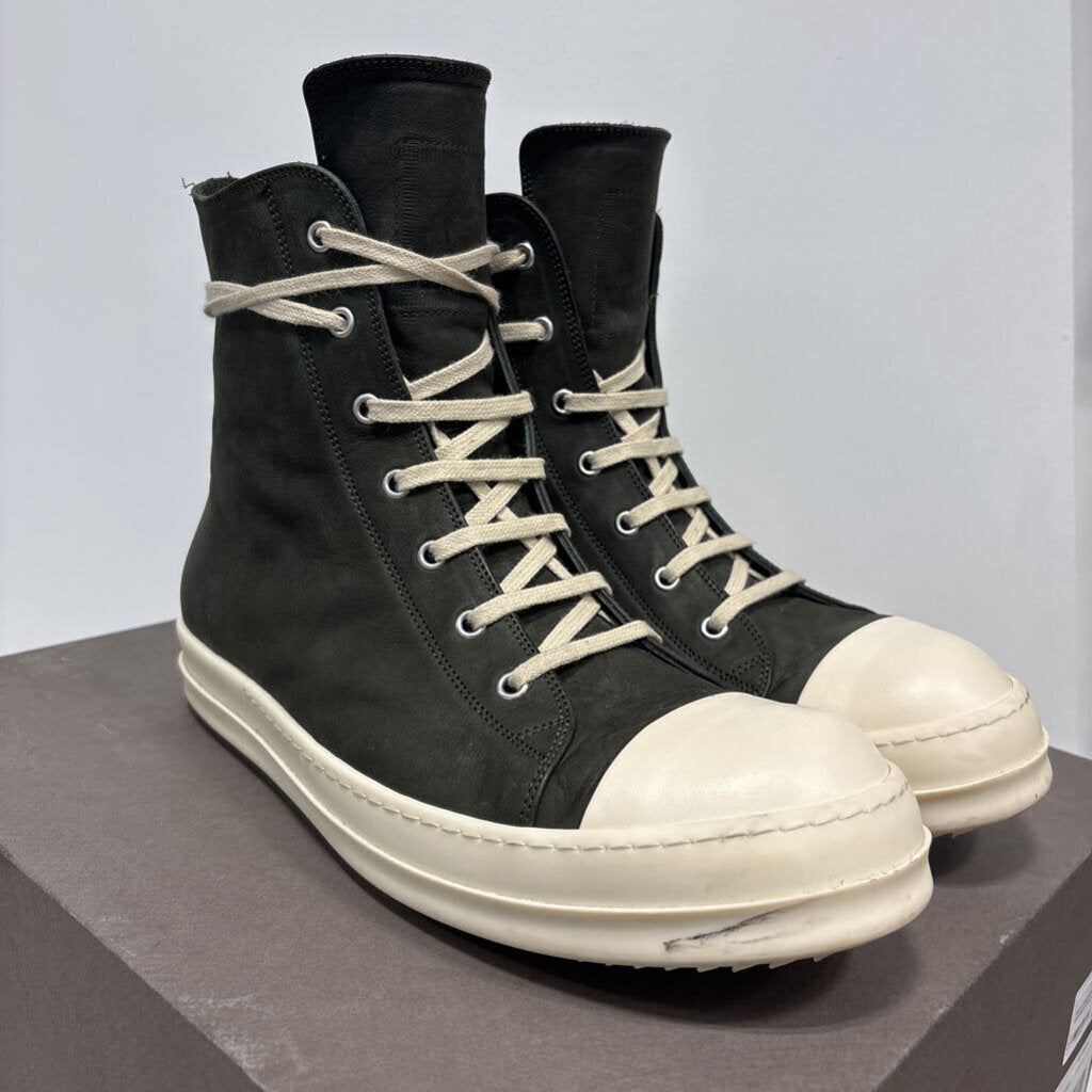 RICK OWENS RAMONES OLIVE SZ 44.5