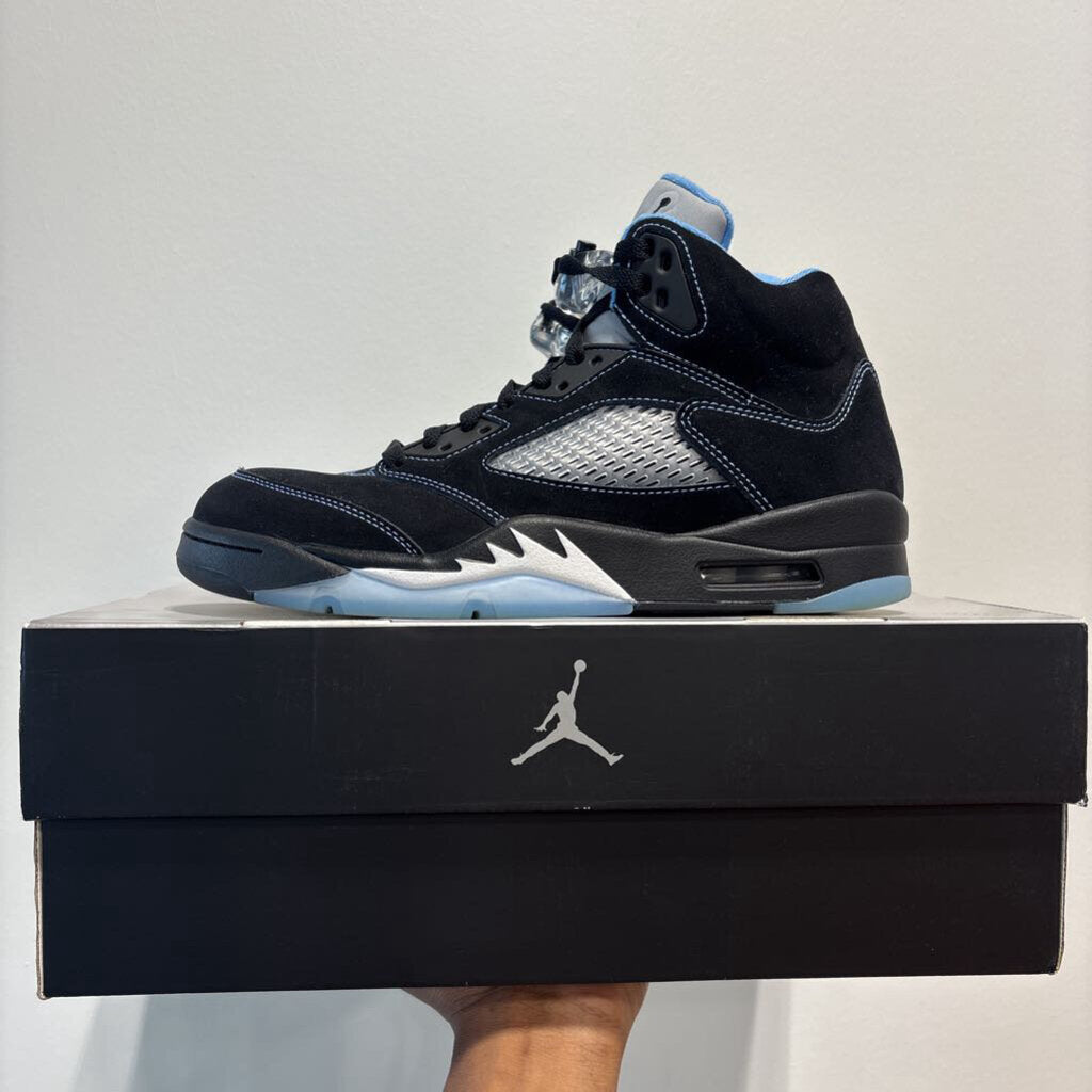 JORDAN 5 BLACK UNIVERSITY SZ 9