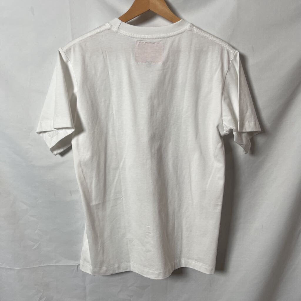 Spazy White School Tee Sz. S