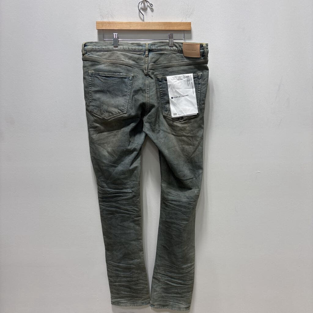 PURPLE DENIM SZ 38