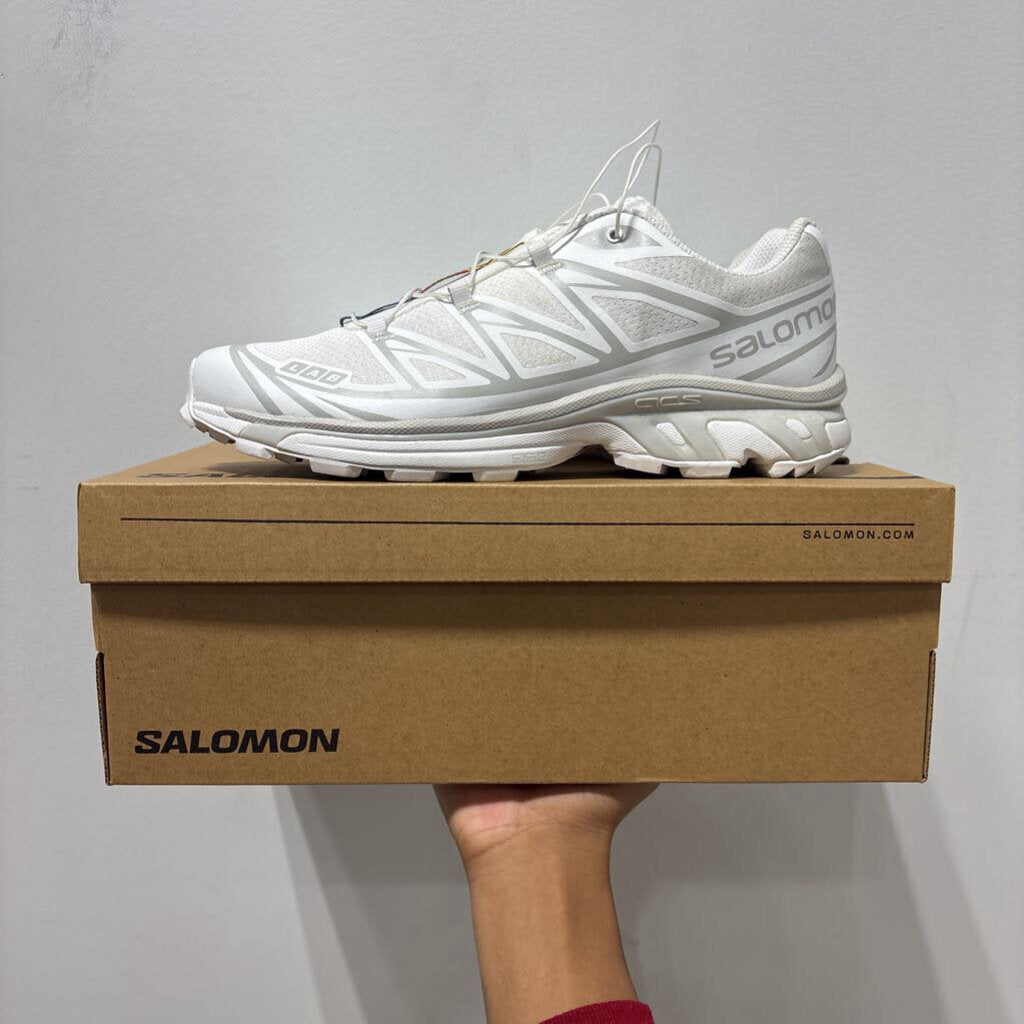 SALOMON XT-6 WHITE SZ 10