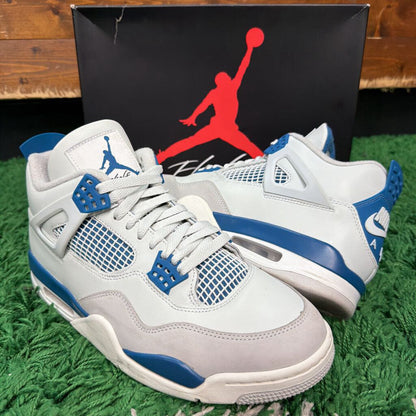 "MILITARY BLUE" JORDAN 4 SZ 10.5 (BOX)