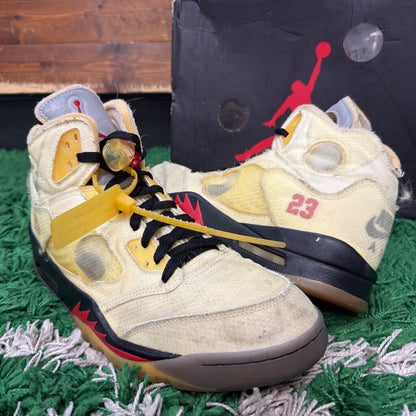 OFF WHITE x JORDAN 5 SZ 12 (BOX)