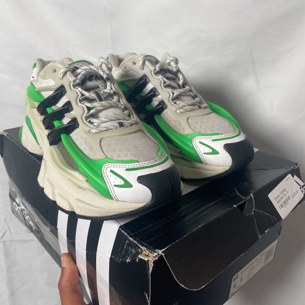 Green Adidas Jellyfish Sz. 8