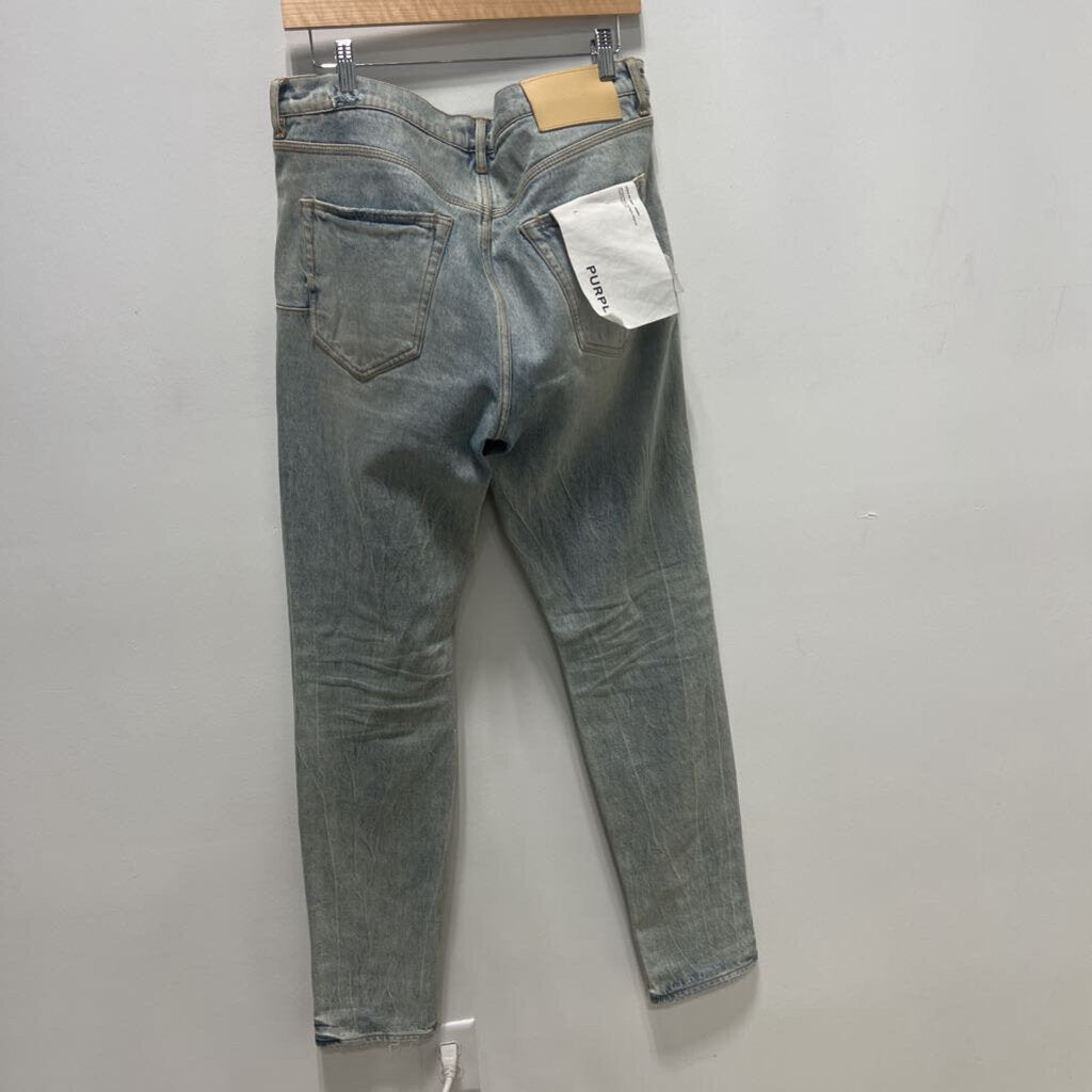 PURPLE DENIM JEANS SZ. 34