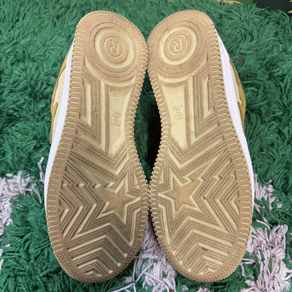 BAPESTAS TAN SUEDE SZ.7 W BOX