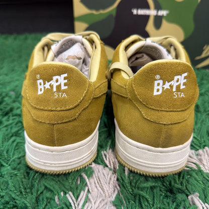 BAPESTAS TAN SUEDE SZ.7 W BOX