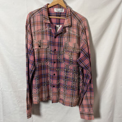 Pink Vale Flannel Sz. L