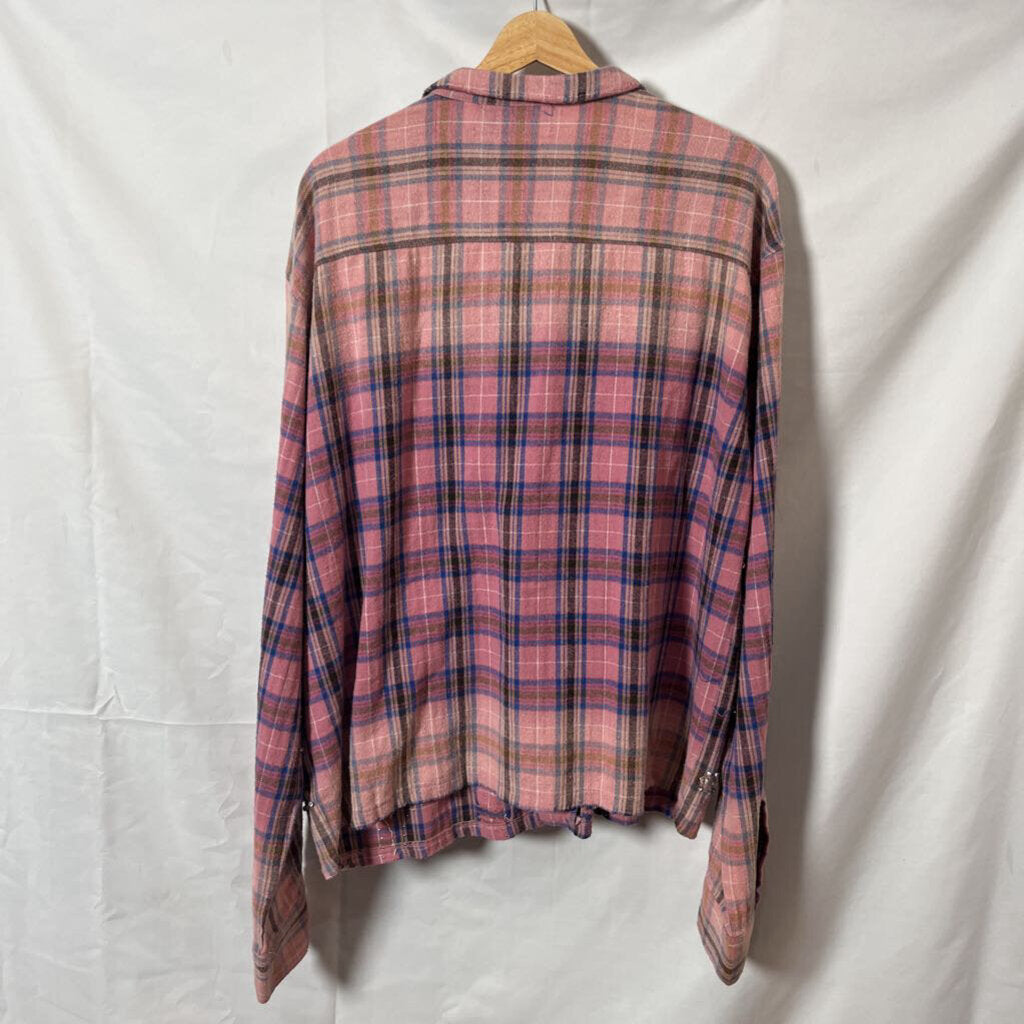 Pink Vale Flannel Sz. L