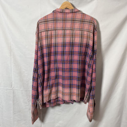 Pink Vale Flannel Sz. L