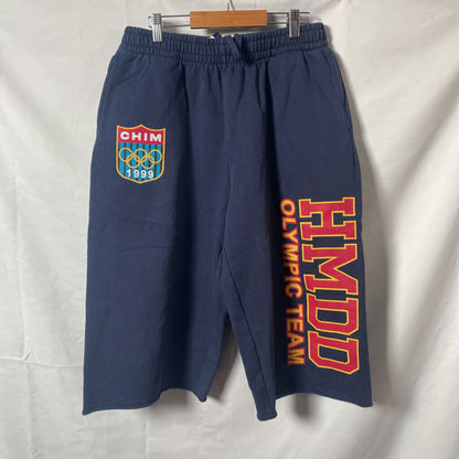 HMDD Blue 3/4s Shorts Sz. S
