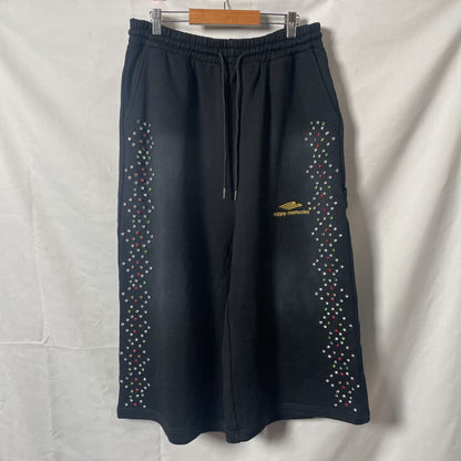 HMDD Rhinestone 3/4 Shorts Sz. L