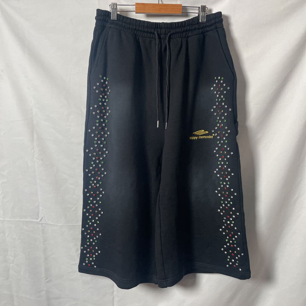 HMDD Rhinestone 3/4 Shorts Sz. XL
