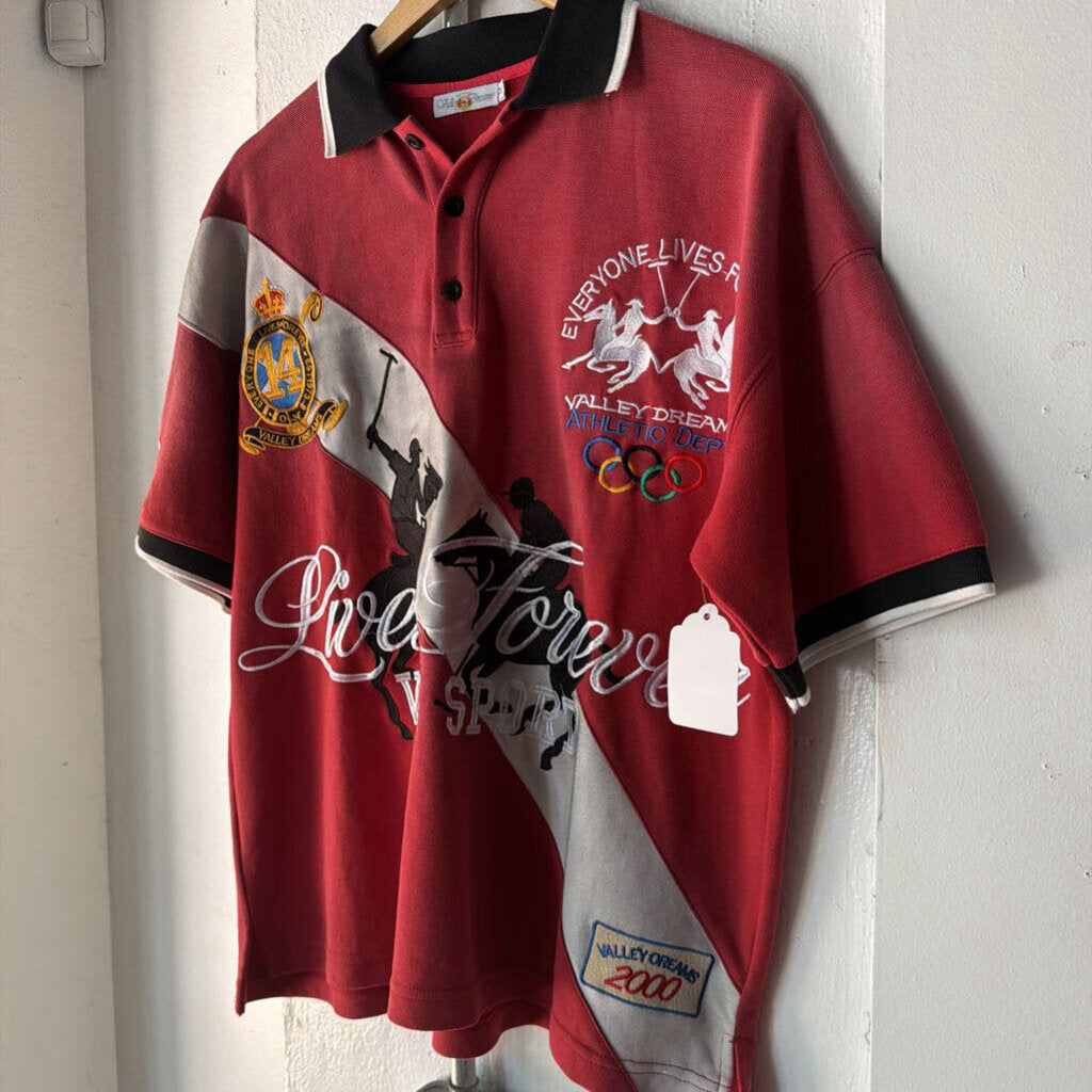 VALE RED POLO SZ L
