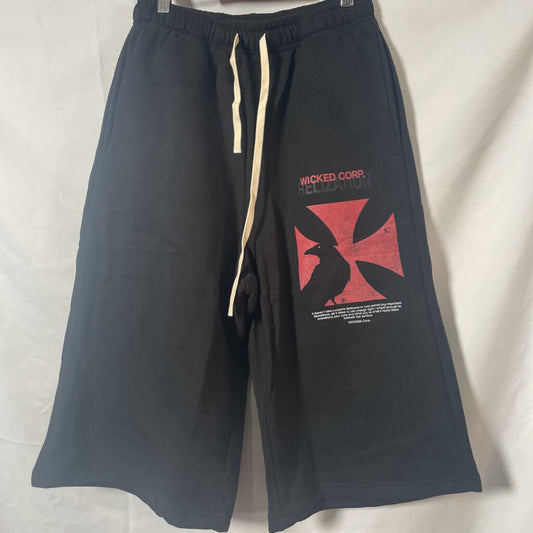WV Black Corp 3/4s Shorts Sz. M