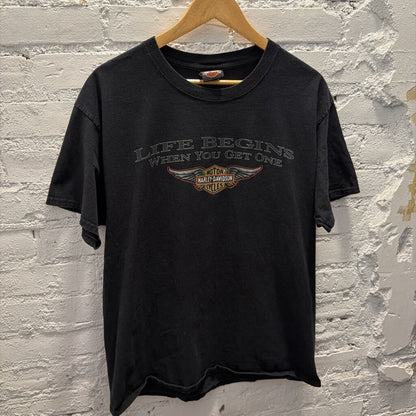 HARLEY DAVIDSON TEE SZ L