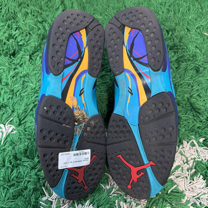 AQUA JORDAN 8 SZ 11 (NO BOX)