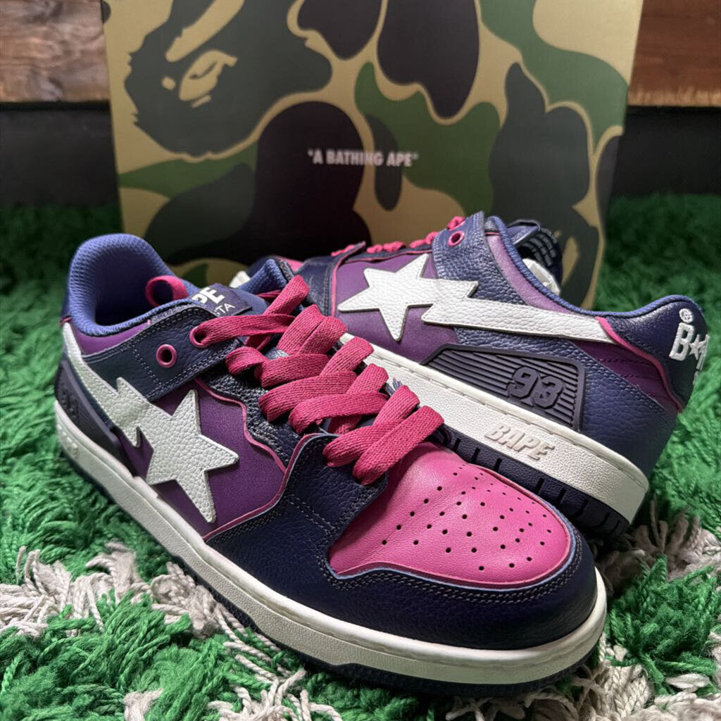PURPLE BAPESTAS SZ 8.5 (BOX)