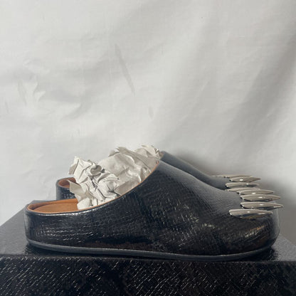 Bravest Snake Skin Clogs Sz. 10