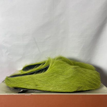 Green Marni Slides Sz. 44