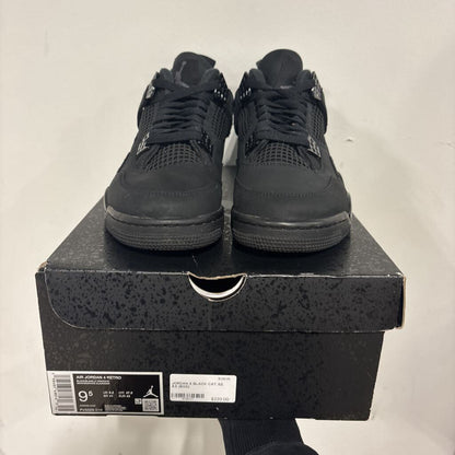 JORDAN 4 BLACK CAT SZ. 9.5 (BOX)