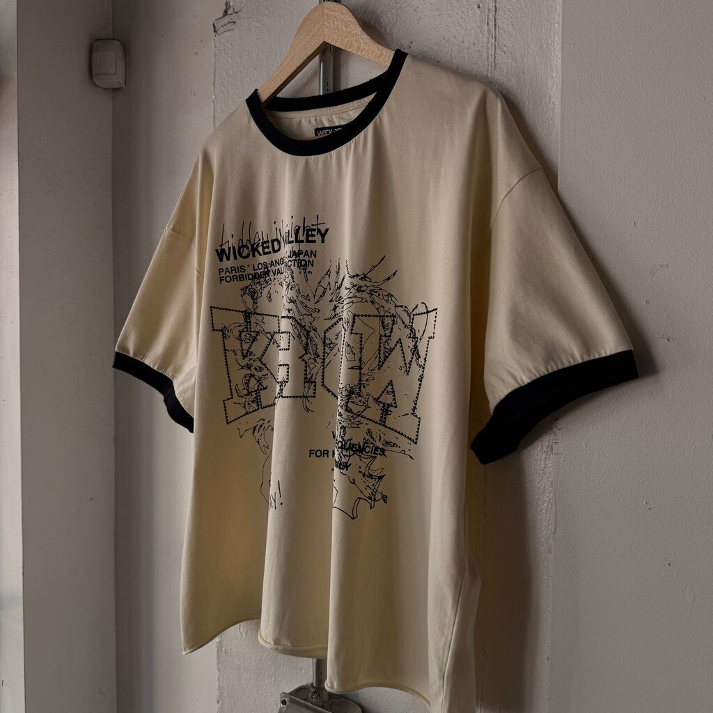 WICKED VALLEY "RINGER" TEE SZ M